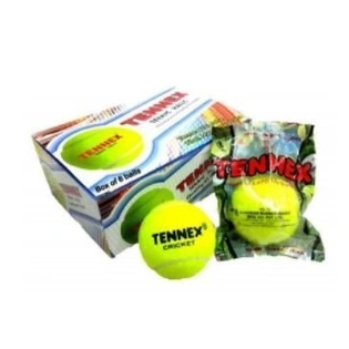 Tennex Light Weight Cricket Soft Tennis Ball (pack Of 6)