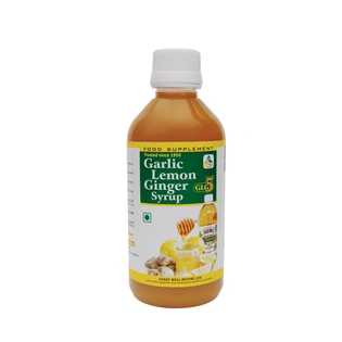 SKSB GLG5 Garlic Lemon Ginger Apple Cider Vinegar Honey Eucalyptus Syrup / Herbal Heart Care Drink - 225 ml