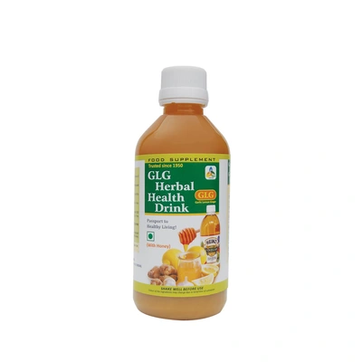 SKSB GLG-HHD Garlic Lemon Ginger Apple Cider Vinegar Lichi Honey Syrup / Herbal Heart Care Drink - 225 ml