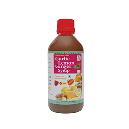 SKSB GLG7 Garlic Lemon Ginger Apple Cider Vinegar Turmeric Rose Coriander Honey Herbal Health Drink / Syrup - 225 ml