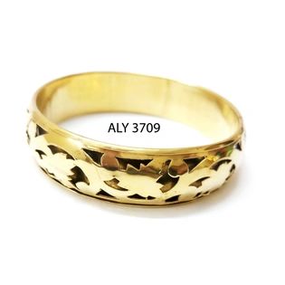 (Pack of 100 Boxes) Hand styling Golden Carved Bangle for all occasions - Indian Bangle with Love