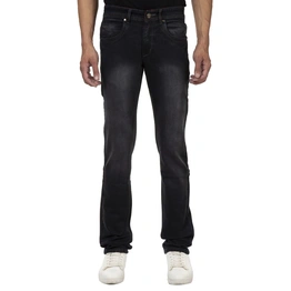 Pitchers Men's Carbon Blue with Normal Wash Five Pocket Cotton Lycra(Stretchable)PJ232 denim Jeans P