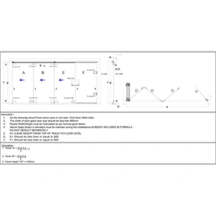 Ozone - Sliding Folding System - 444 - SL-444 (3 Plus 1 Panel)