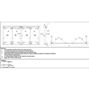 Ozone - Sliding Folding System - 444 - SL-444 (2 Plus 2 Panel)