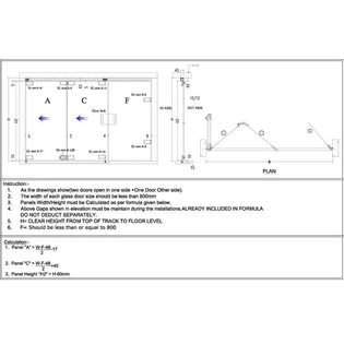 Ozone - Sliding Folding System - 444 - SL-444 (2 Plus 1 Panel)