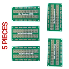 5 Pieces Breadboard Layout Solderable 450 Points PCB For DIY Electronics Projects