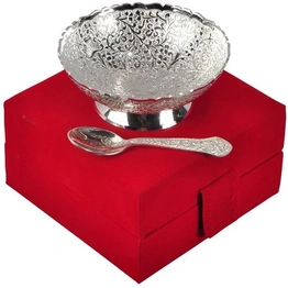 50 Piece - Silver Plated Brass Bowl Set