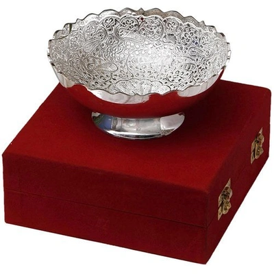 50 Piece - Marriage Gift Silver Plated Fruit Bowl Set