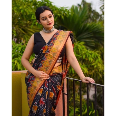 Pure Mulmul Cotton Silk Saree for Elegance and Luxury