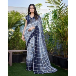 Georgette Printed Saree by Shiv Textiles - Elegant Traditional Wear