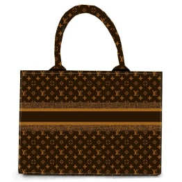 Animal Printed Structured Shopper Tote Bag