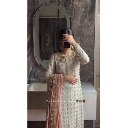 Enchanting Pink Embroidered Pakistani Salwar Suit