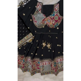 Exquisite Black Navratri Lehenga 2024