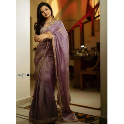 SHIV Exquisite Women's Tissue Silk Sarees - Elegant & Comfortable