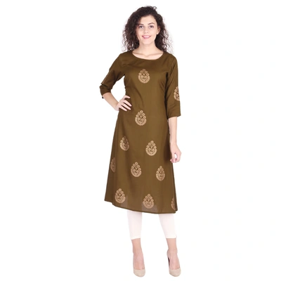 Vihaan Impex Jaipuri Designer Tunic Long Rayon A-Line Women Dress Partywear Kurti for Women