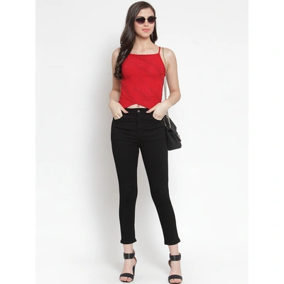 River of Design Ivana All Black Anytime Skinny Jeans