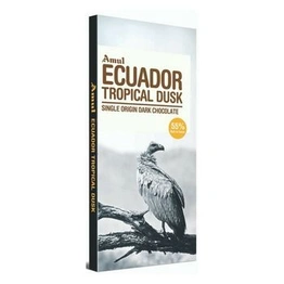 Amul Ecuador Tropical Dusk Single Origin Dark Chocolate Bars (125 g)