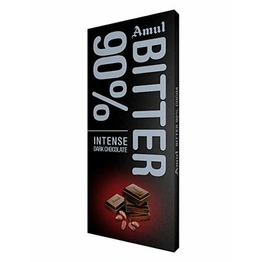 Amul Bitter 90% Dark Chocolate Bars (150 g)