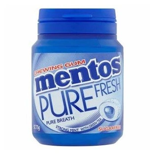 Mentos Pure Fresh Strong Mint with Green Tea Sugarfree Gum, 57.75g