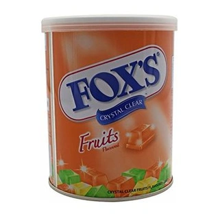 Nestle Fox'S Crystal Clear Fruits Flavored Candy Tin, 180g (Imported)