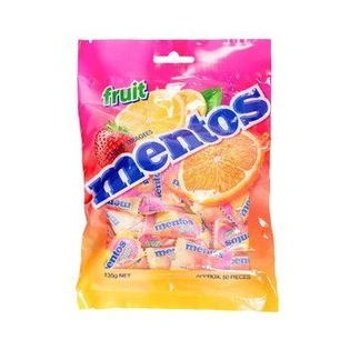 Mentos Chewy Dragees Fruit, 135g