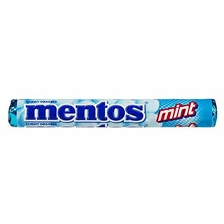 MENTOS Mint Chewy Dragees 37 GM (Pack of 4)