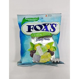 Fox's Crystal Clear Fruity Mint Candy (Pack of 2), 90g