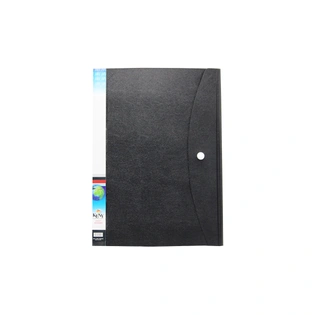 Keny Display File | Clear Leaves | Best for FC/ FS / Foolscap / Legal Size | 40 Folders | Plastic Clip | Button Flap | (858F/40F)