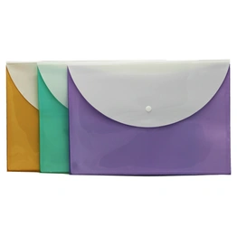 Keny My Clear Bag | Envelope Folder | Best for FC/ FS / Foolscap / Legal Size Paper | Dual Coloured | (17832F )