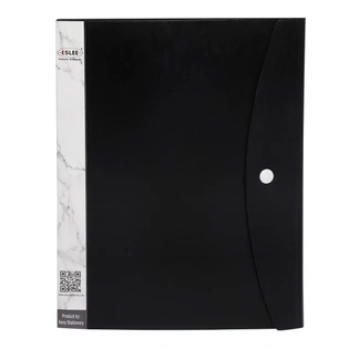 Eslee Display File | Leaves File | Best for A4 Size Paper | 10 Pockets Folder | with Button Flap | (EO112A410)