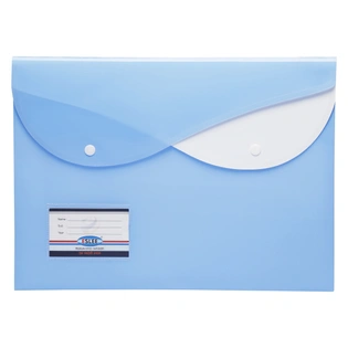 Eslee Rainbow Envelope File | Document Folder | Best for with FC / FS / Foolscap / Legal Size | with Dual Pocket | Snap Button Closure | (ER286FC)