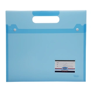 Eslee Envelope File | Document Folder | Best for FC / FS / Foolscap / Legal Size | Frosty Texture | with Handle & Window | Snap Button Closure |(EF291FC)