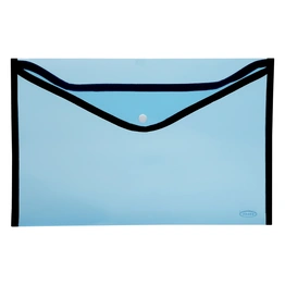 Eslee Crossline Envelope File | Document Folder | Best for FC / FS / Foolscap / Legal Size | with Stitch Border | Crossline Texture | Snap Button Closure | (EC306FC)