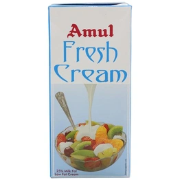 Amul Fresh Cream - 25% Milk Fat Low Fat