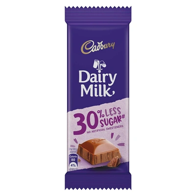 Cadbury Dairy Milk 30% less Sugar