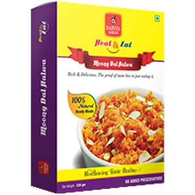 DAIVYA AAHAR'S HEAT & EAT-MOONG DALL HALWA 250GMS-(MRP 140)