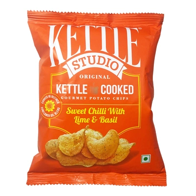 KETTLE-SWEET CHILLI WITH LIME & BASIL 125GM