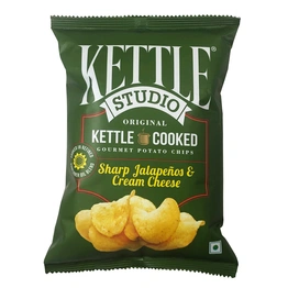 KETTLE-SHARP JALAPENOS & CREAM CHEESE 125GM