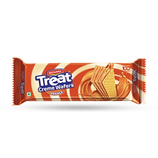 TREAT CREME WAFERS ORANGE