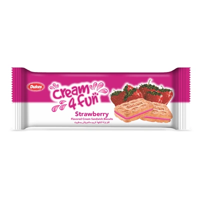 CRÈME 4 FUN STRAWBERRY - PACK SIZE 43X120