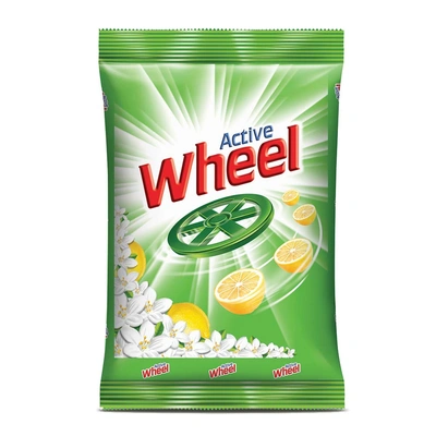 Active Wheel 2 in 1 Clean & Fresh Detergent Powder - 1 kG