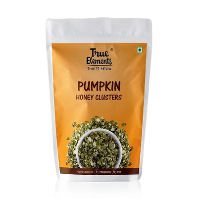 TRUE ELEMENTS PUMPKIN HONEY CLUSTERS 125GM