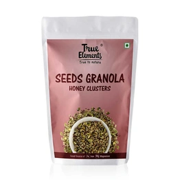 TRUE ELEMENTS SEEDS GRANOLA HONEY CLUSTERS 125GM