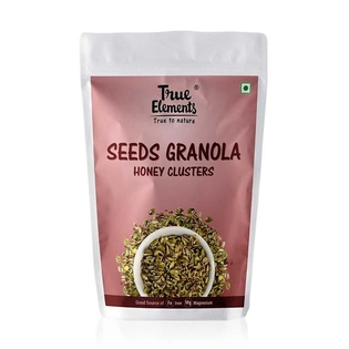 TRUE ELEMENTS SEEDS GRANOLA HONEY CLUSTERS 125GM