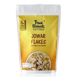 TRUE ELEMENTS JOWAR FLAKES WITH HONEY AND ALMONDS 400GM