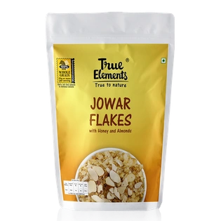 TRUE ELEMENTS JOWAR FLAKES WITH HONEY AND ALMONDS 400GM