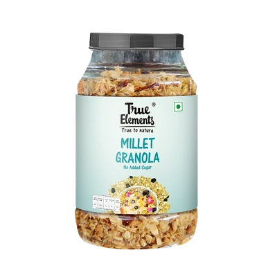 TRUE ELEMENTS MILLET GRANOLA 750GM