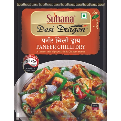 Suhana Paneer Chilli (Dry) Mix Pouch