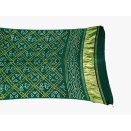 All Over Green Color Art Silk Bandhani Dupatta