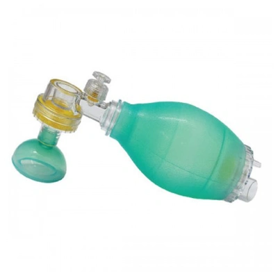 DOLPHIN INSTRUMENTS Artificial Resuscitator (Ambu Type Bag), Silicone (green), Infant, Autoclavable